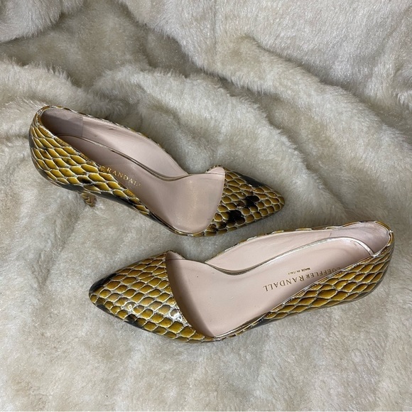 𝅺loeffler Randall Snakeskin Heels - Picture 5 of 11
